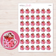 I-19806 planner sticker sheet with enlarged sticker detail