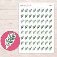 I-19812 planner sticker sheet with enlarged sticker detail
