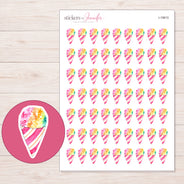 I-19815 planner sticker sheet with enlarged sticker detail