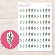 I-19828 planner sticker sheet with enlarged sticker detail
