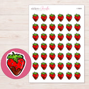 I-19838 planner sticker sheet with enlarged sticker detail