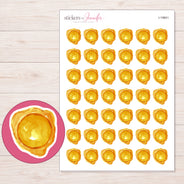 I-19841 planner sticker sheet with enlarged sticker detail