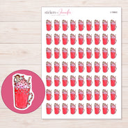 I-19842 planner sticker sheet with enlarged sticker detail