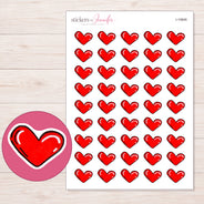 I-19846 planner sticker sheet with enlarged sticker detail