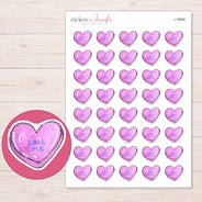 I-19858 planner sticker sheet with enlarged sticker detail