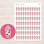 I-19862 planner sticker sheet with enlarged sticker detail