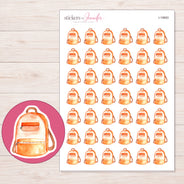 I-19893 planner sticker sheet with enlarged sticker detail