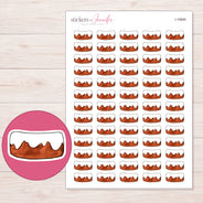 I-19895 planner sticker sheet with enlarged sticker detail