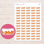 I-19899 planner sticker sheet with enlarged sticker detail