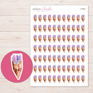 I-19900 planner sticker sheet with enlarged sticker detail