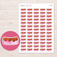 I-19903 planner sticker sheet with enlarged sticker detail