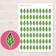 I-19918 planner sticker sheet with enlarged sticker detail