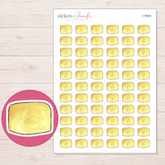 I-19925 planner sticker sheet with enlarged sticker detail