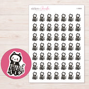 I-19939 planner sticker sheet with enlarged sticker detail