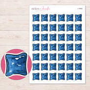 I-19950 planner sticker sheet with enlarged sticker detail