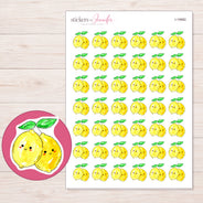 I-19982 planner sticker sheet with enlarged sticker detail