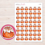I-19997 planner sticker sheet with enlarged sticker detail