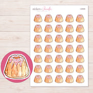 I-20000 planner sticker sheet with enlarged sticker detail