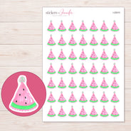 I-20010 planner sticker sheet with enlarged sticker detail