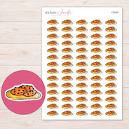 I-20026 planner sticker sheet with enlarged sticker detail