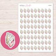 I-20028 planner sticker sheet with enlarged sticker detail