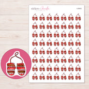I-20032 planner sticker sheet with enlarged sticker detail