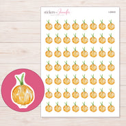 I-20033 planner sticker sheet with enlarged sticker detail