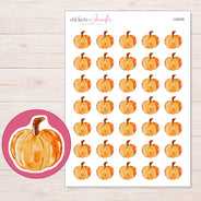 I-20039 planner sticker sheet with enlarged sticker detail