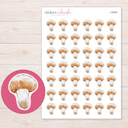 I-20042 planner sticker sheet with enlarged sticker detail