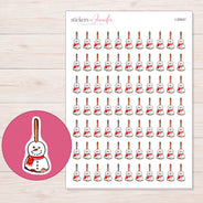 I-20047 planner sticker sheet with enlarged sticker detail