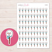 I-20053 planner sticker sheet with enlarged sticker detail