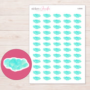 I-20055 planner sticker sheet with enlarged sticker detail