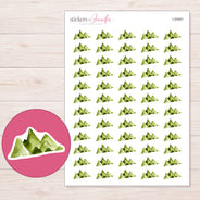 I-20061 planner sticker sheet with enlarged sticker detail