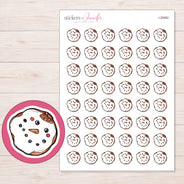 I-20062 planner sticker sheet with enlarged sticker detail