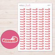 I-20071 planner sticker sheet with enlarged sticker detail