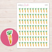 I-20075 planner sticker sheet with enlarged sticker detail