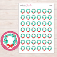 I-20083 planner sticker sheet with enlarged sticker detail