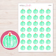 I-20092 planner sticker sheet with enlarged sticker detail