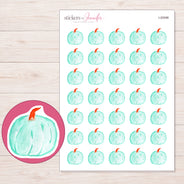 I-20098 planner sticker sheet with enlarged sticker detail