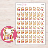 I-20109 planner sticker sheet with enlarged sticker detail