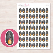 I-20110 planner sticker sheet with enlarged sticker detail