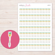 I-20115 planner sticker sheet with enlarged sticker detail