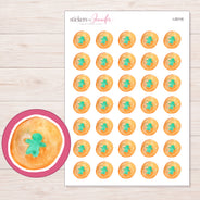 I-20116 planner sticker sheet with enlarged sticker detail