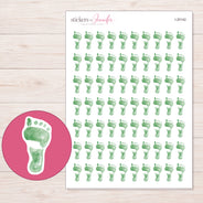 I-20142 planner sticker sheet with enlarged sticker detail