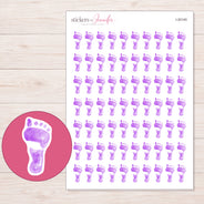 I-20145 planner sticker sheet with enlarged sticker detail