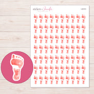 I-20151 planner sticker sheet with enlarged sticker detail