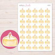 I-20152 planner sticker sheet with enlarged sticker detail