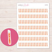 I-20158 planner sticker sheet with enlarged sticker detail