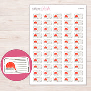 I-20173 planner sticker sheet with enlarged sticker detail