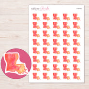 I-20175 planner sticker sheet with enlarged sticker detail